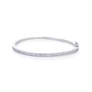 Pulseira rígida com zircónias do catálogo Kairós Shop