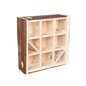 Brinquedo de madeira para roedores do catálogo Kairós Shop